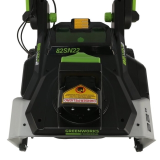 Аккумуляторный снегоуборщик Greenworks GD82ST 82V